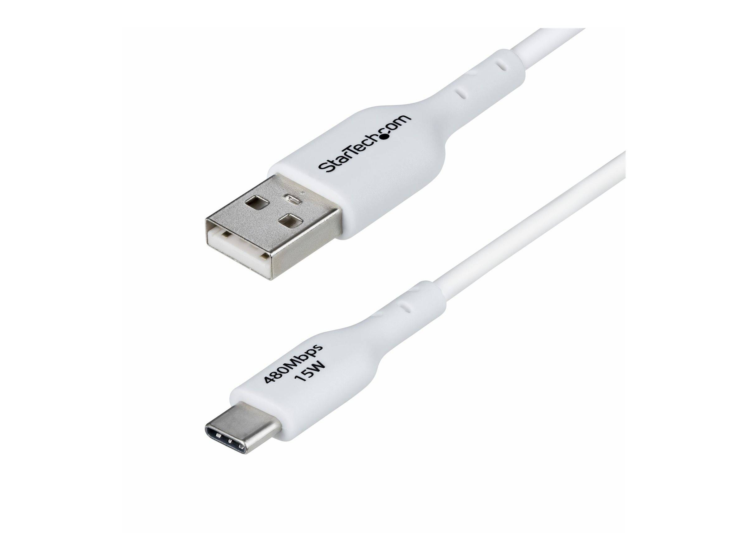 StarTech.com StarTech 3ft (1m) White USB-A to USB-C Charging Cable/Cord, M/M - USB-Kabel - USB (M)-0