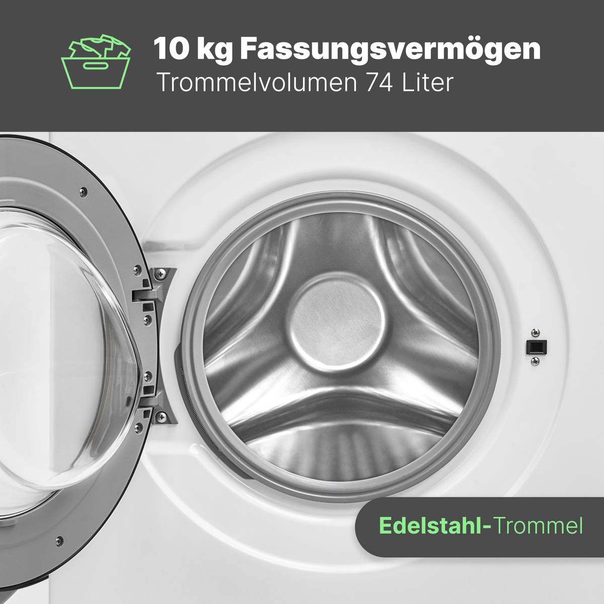Bomann Waschmaschine WA 7111 weiß-3