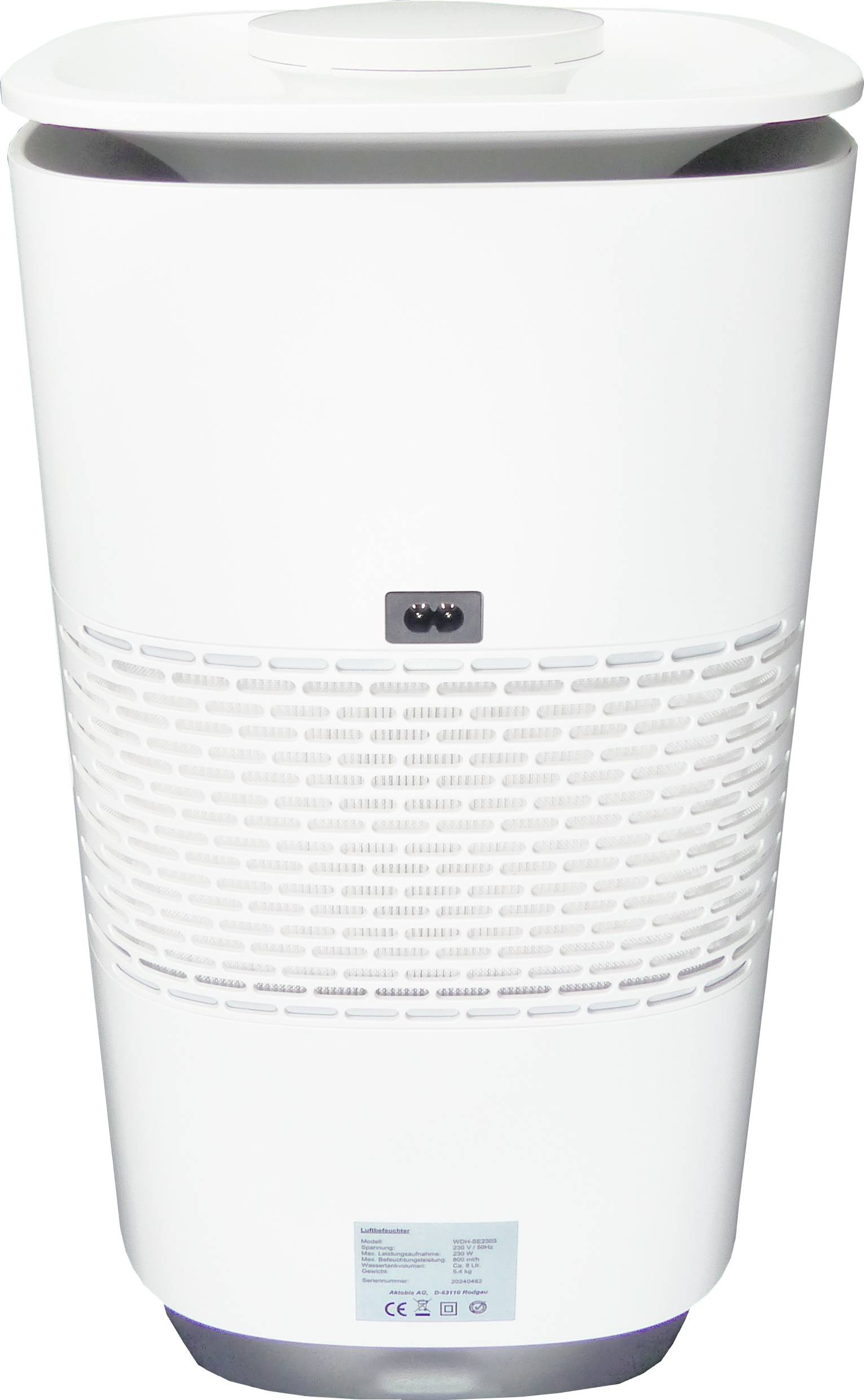 WDH Luftbefeuchter & Luftreiniger WDH-SE2303 - 65m² - Verdunstung kühler/warmer Feuchtigkeitsabgabe - H13 HEPA-Filter-2