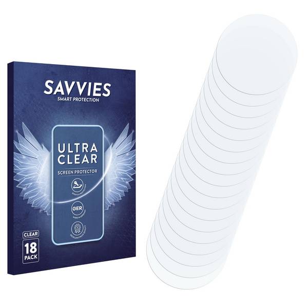 18x Savvies Displayschutz-Folie für KitchenBrothers Sous Vide Stick KB717
