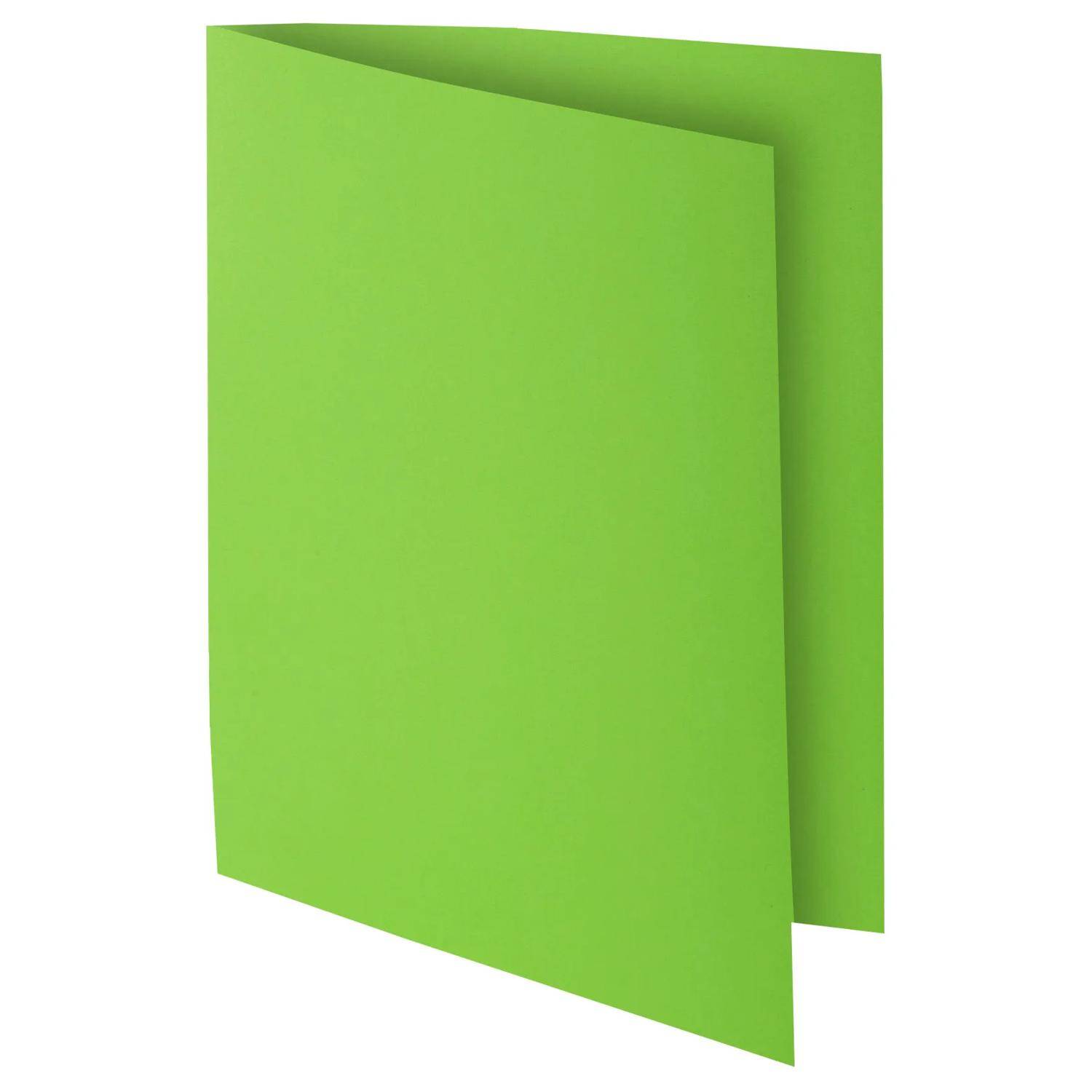 Exacompta 100er Packung Aktendeckel ROCK''S 210 24x32cm - Grün - 210013E-1
