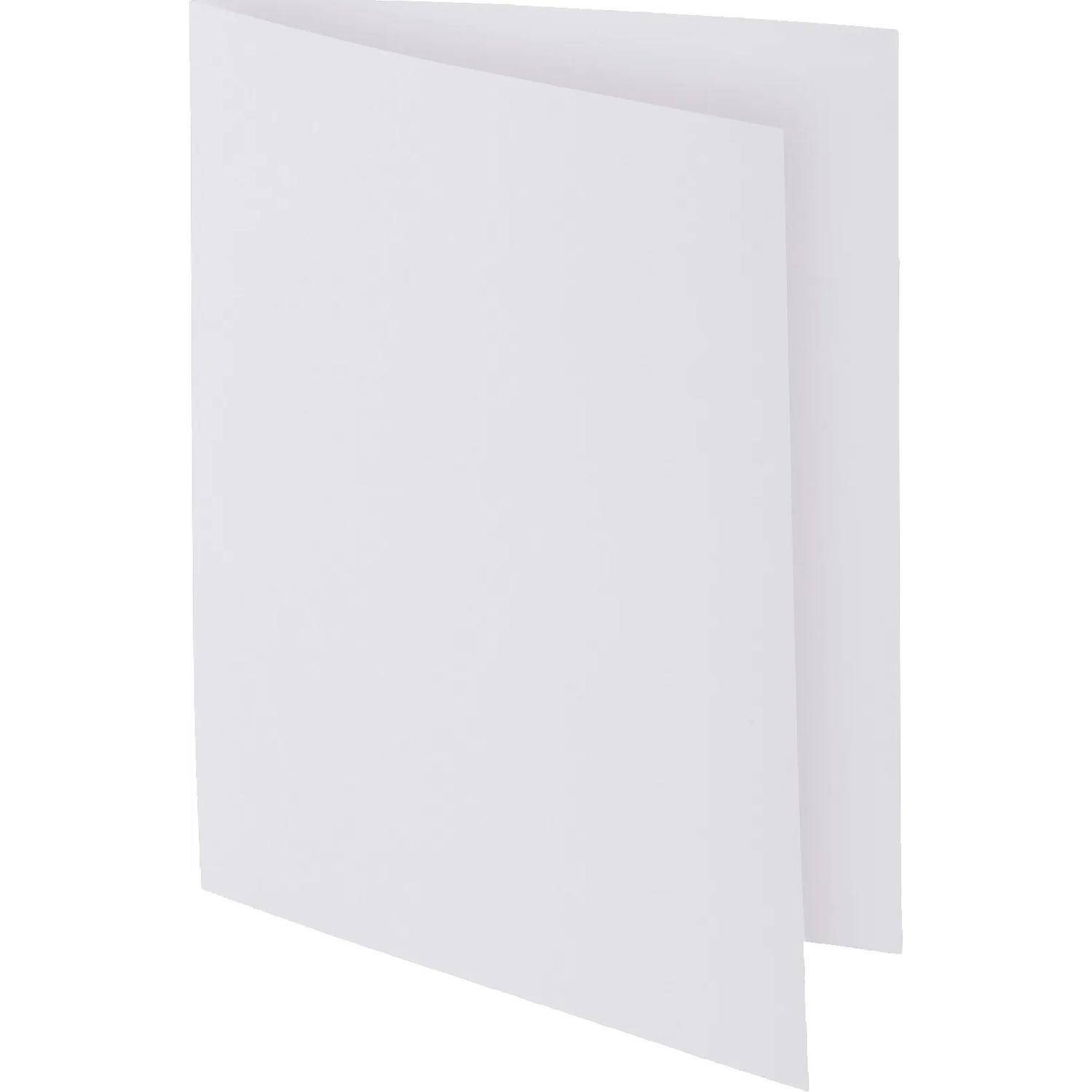 Exacompta Packung mit 100 Aktendeckeln ROCK''S 80, 22x31cm - Weiß - 800017E-1