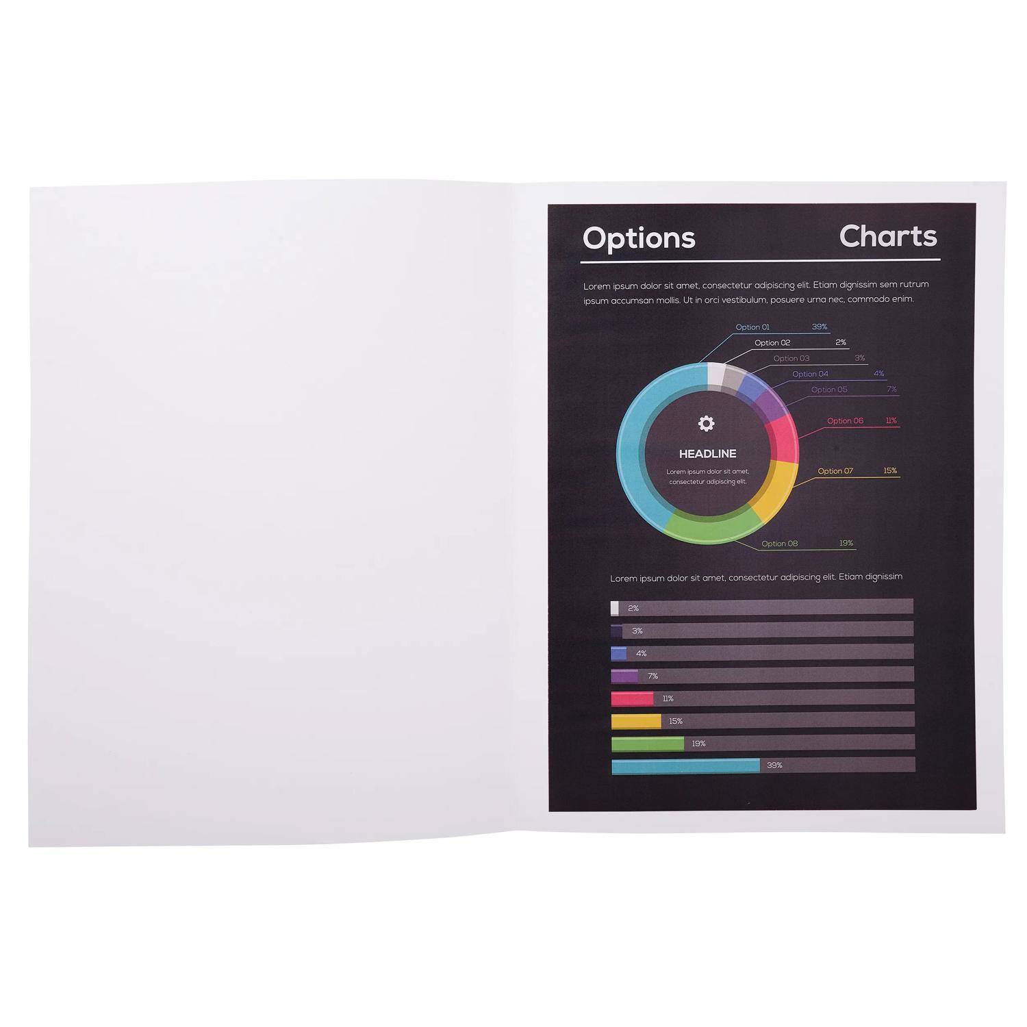 Exacompta Packung mit 100 Aktendeckeln ROCK''S 80, 22x31cm - Weiß - 800017E-2