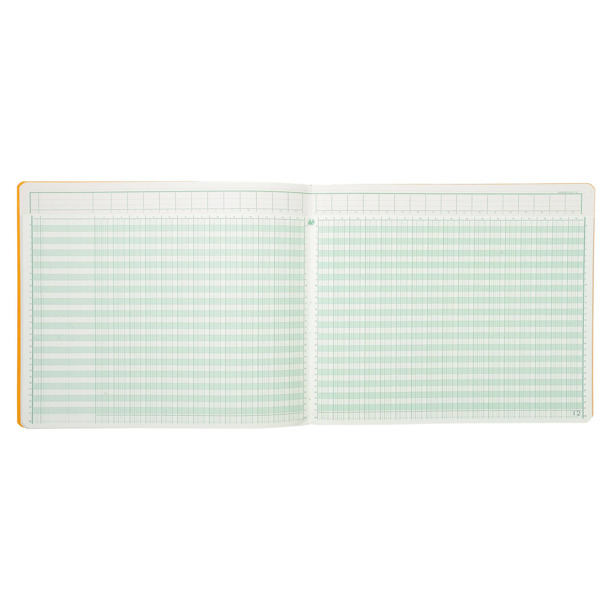 EXACOMPTA Geschäftsbuch mit Kopfleiste, 30 Spalten-4