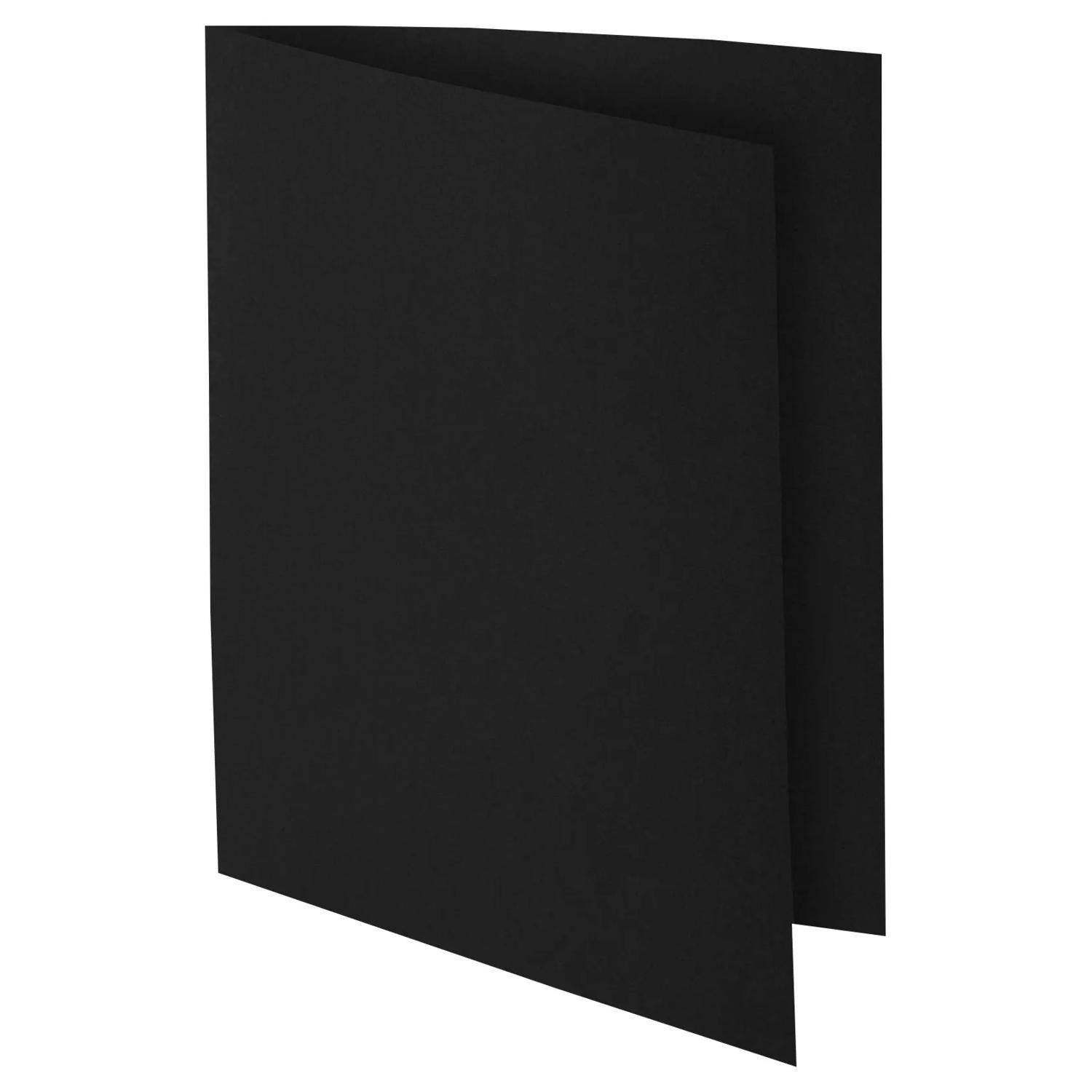 Exacompta 100er Packung Aktendeckel ROCK''S 210 24x32cm - Schwarz - 210018E-1