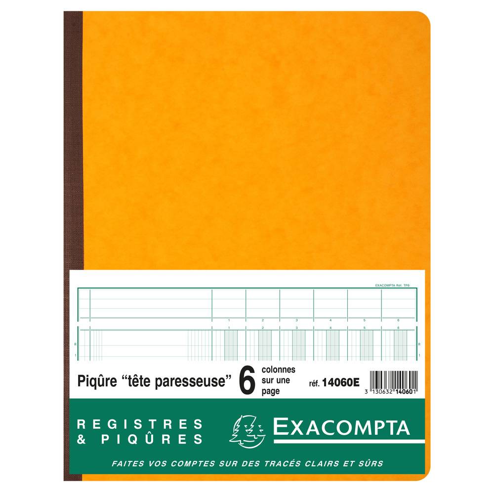 EXACOMPTA Spaltenbuch 320 x 250 mm, 6 Spalten je Seite-4