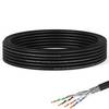hb-digital Netzwerkkabel CAT 7 Outdoor 10m LAN max. 1000 MHz S/FTP PE AWG23 PoE++ kompatibel
