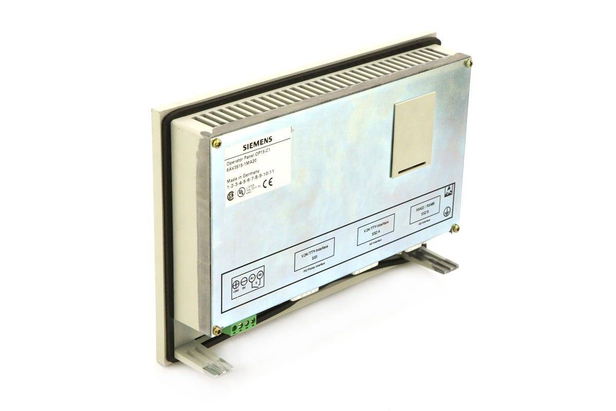Siemens 6AV3515-1MA20 Siemens 4019169026529 OP15/C1 OPERATOR PANEL 4 LINE DISPLAY, 20 CPL OR 8 LINE DISPLAY, 40 CPL WITH-3