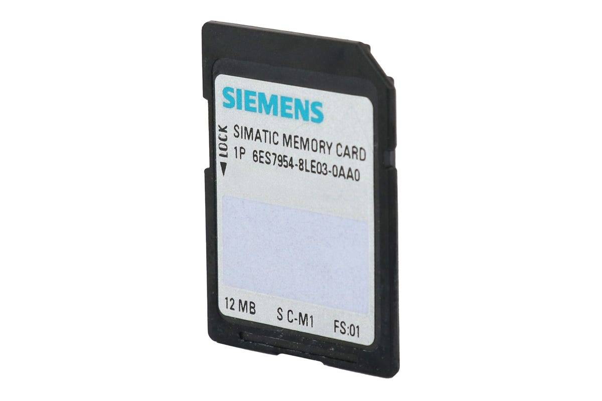 Siemens Dig.Industr. Memory Card 12MByte 3,3V 6ES7954-8LE03-0AA0-1