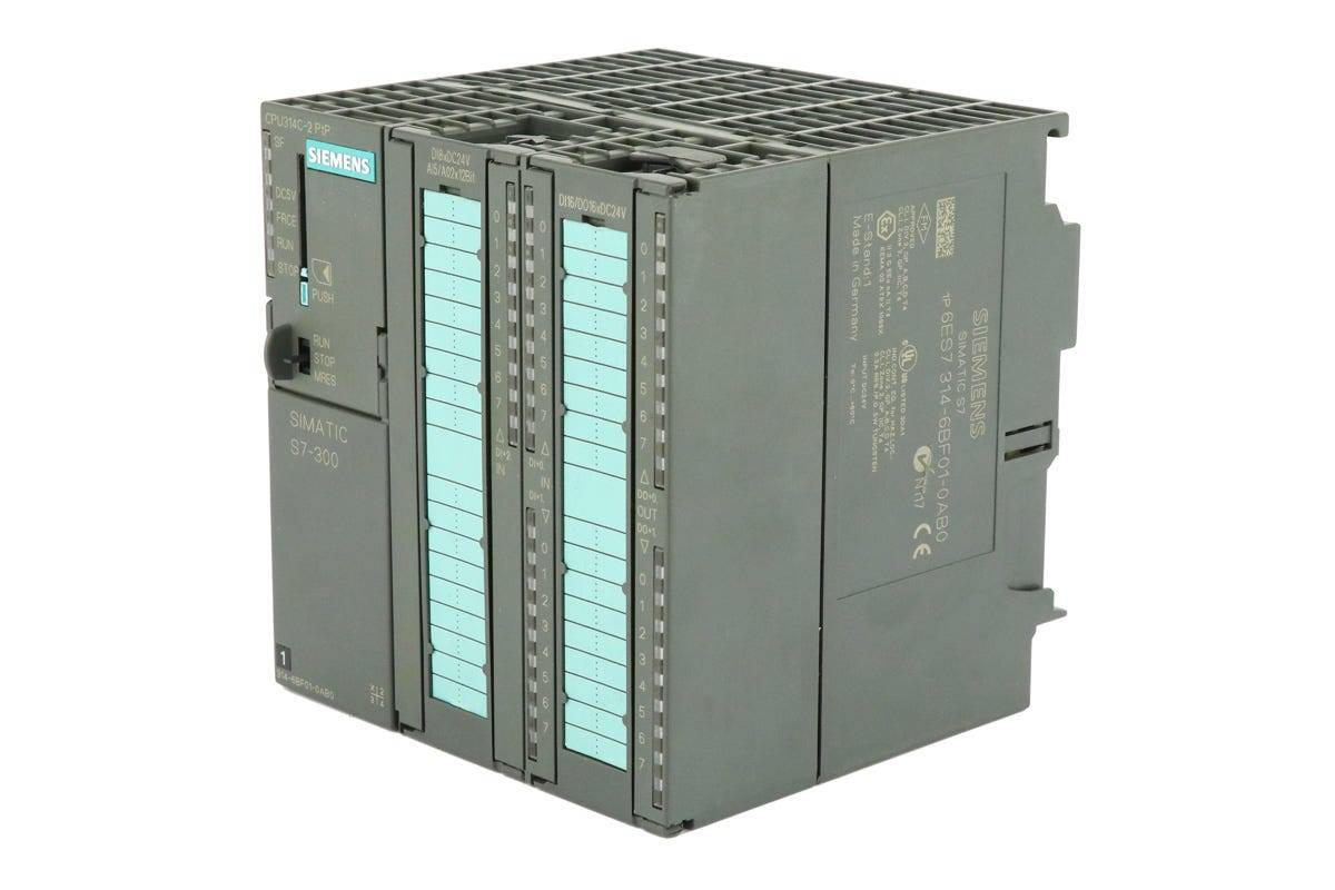 Siemens 6ES7314-6BF01-0AB0 Siemens 4025515069683 SIMATIC S7-300, CPU 314C-2 PTP COMPACT CPU WITH MPI, 24 DI/16 DO, 4AI,-0