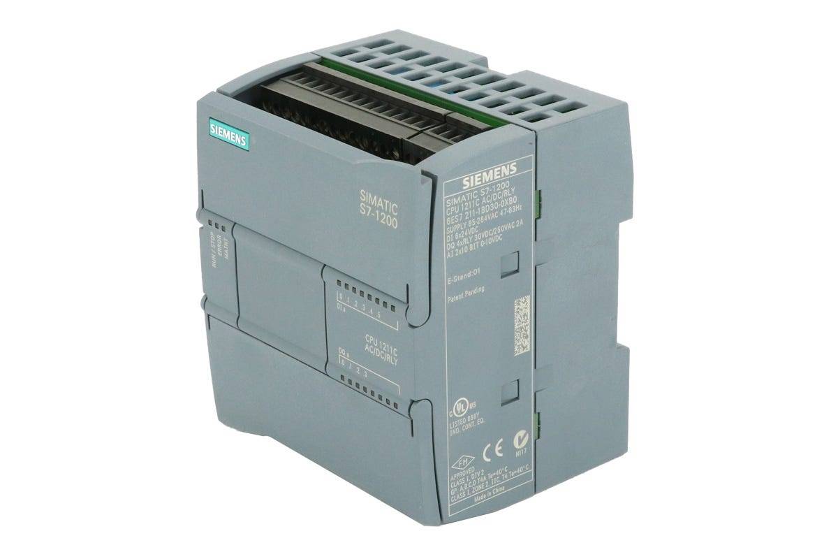 SIMATIC S7-1200, CPU 1211C, Kompakt-CPU, AC/DC/Relais, onboard I/O: 6 DI DC 24V-0