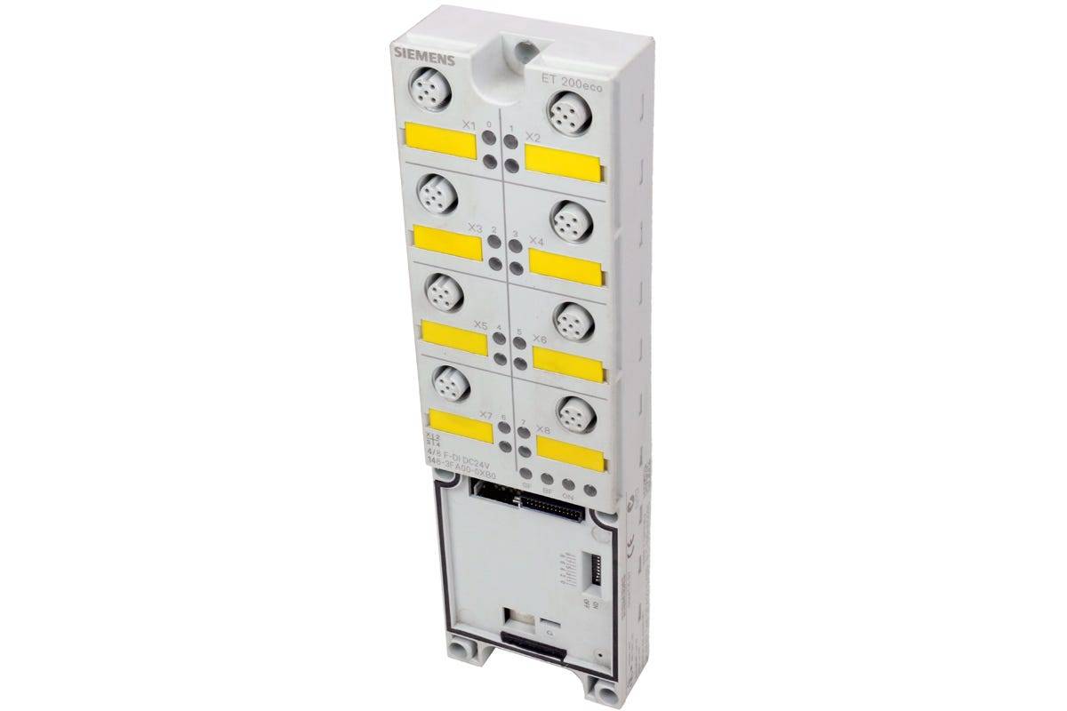 SIMATIC DP, Elektronikmodul f. ET200ECO, 4/8 F-DI PROFIsafe DC 24V bis Kategorie 4 (EN 954-1)/ SIL3-0