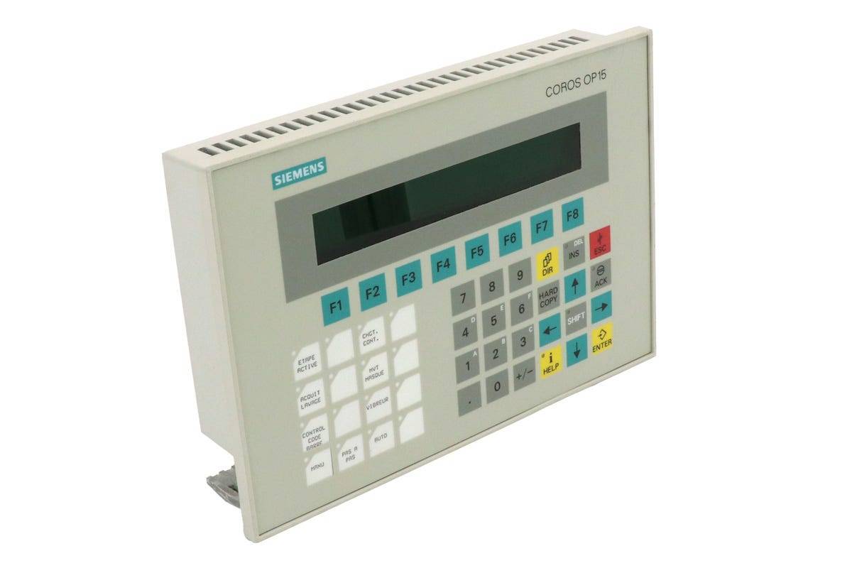 Siemens 6AV3515-1EK32-1AA0 Siemens 4025515107361 OP15/A2-VF OPERATOR PANEL 2 LINE DISPLAY, 40 CPL,VF DISP. WITH INTEGRAT-1