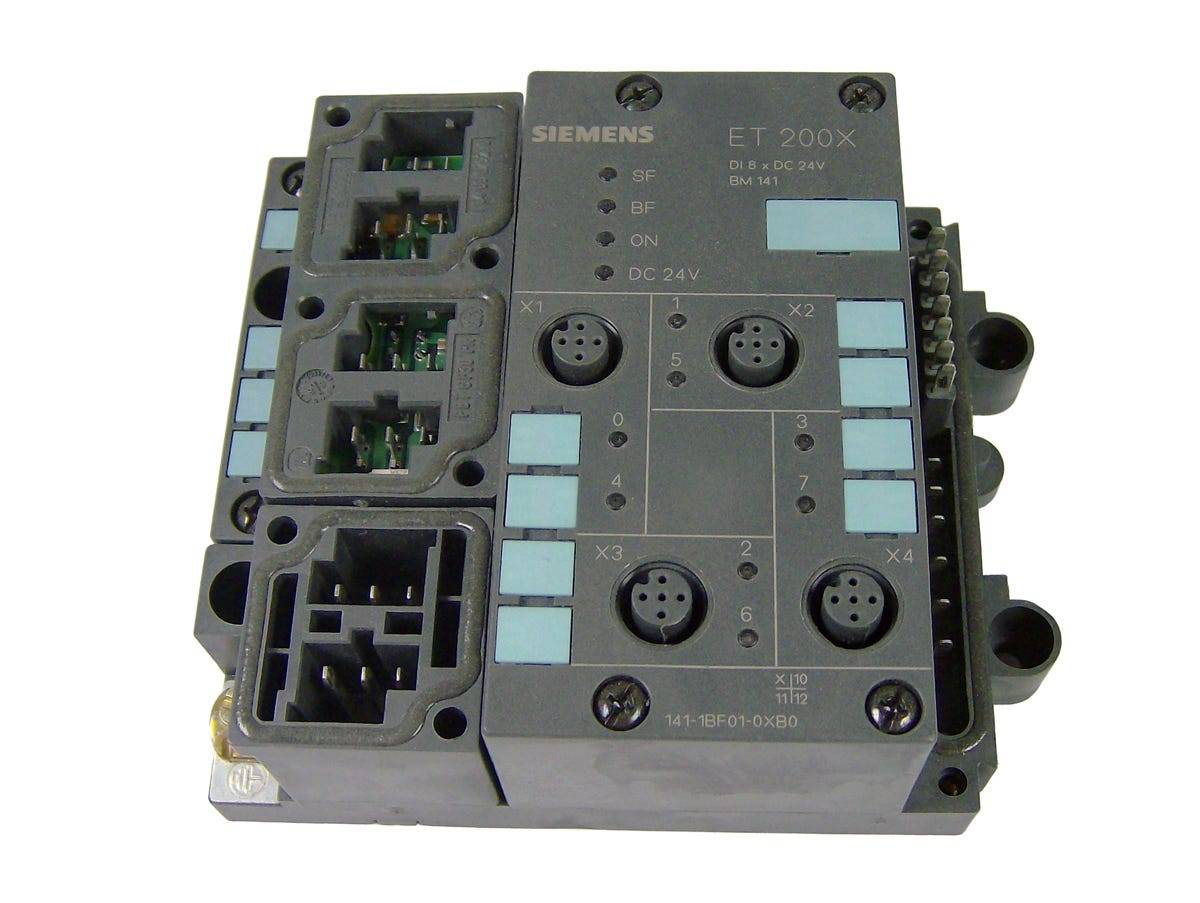 SIMATIC DP, BASISMODUL BM 141 ET 200X, 8 DE DC 24V, 5POLIG M12, DOPPELT BELEGT, IP66/67