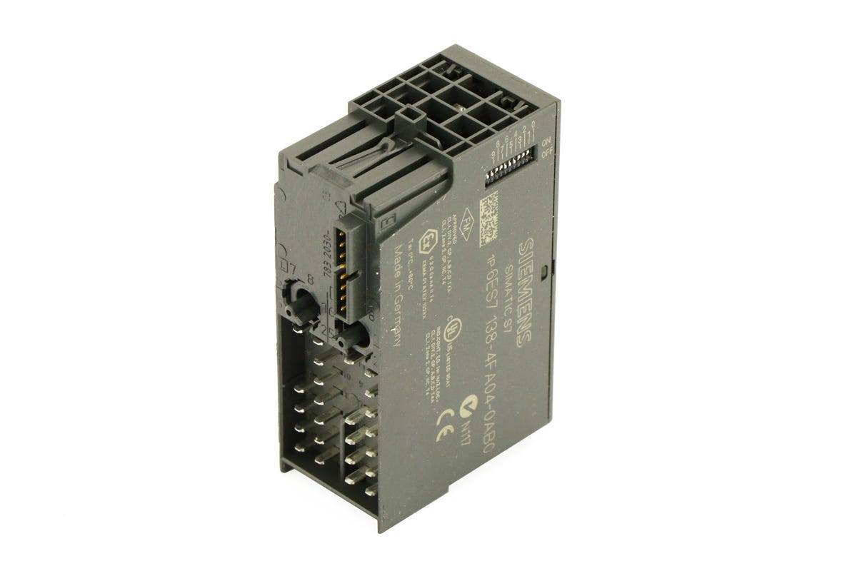 Siemens 6ES7138-4FA04-0AB0 6ES7138-4FA04-0AB0-SIMATIC DP, ELEKTRONIKMODUL F. ET200S, 4/8 F-DI PROFISAFE, DC 24V, 30MM BA-2