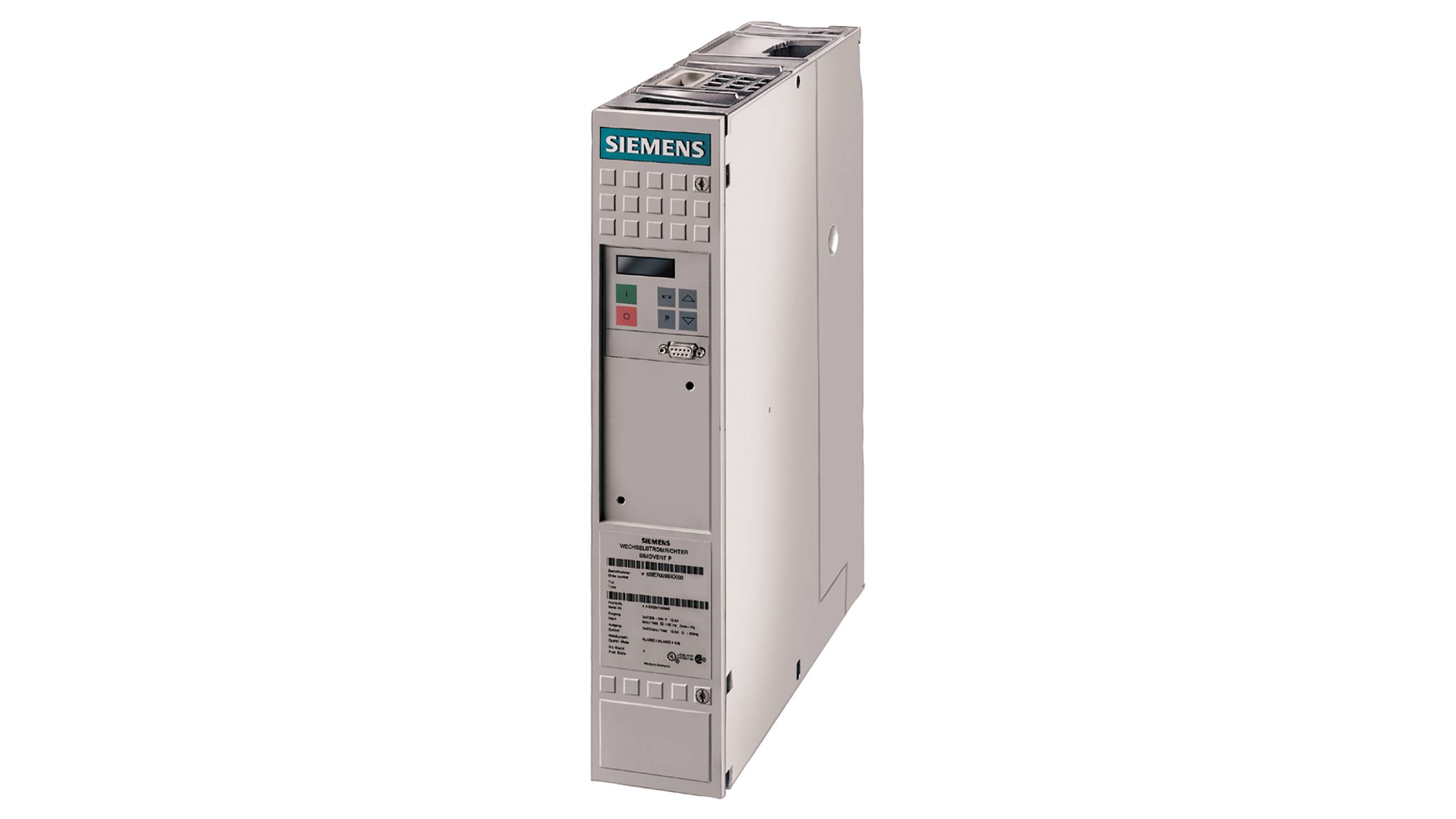 Siemens 6SE7021-3TP60 Siemens 662643062045 SIMOVERT MASTERDRIVES VECTOR CONTROL INVERTER UNIT COMPACT PLUS DESIGN DEGREE-0