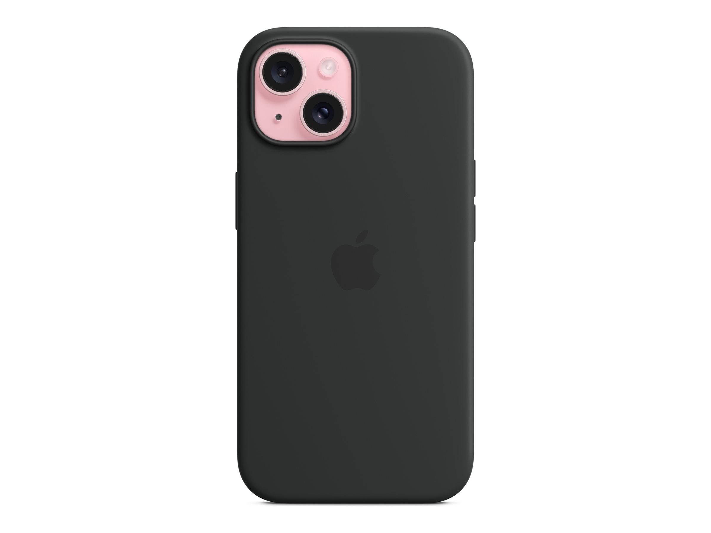 Apple Silikon Case mit MagSafe für iPhone 15, schwarz MXPD3ZM/A-1
