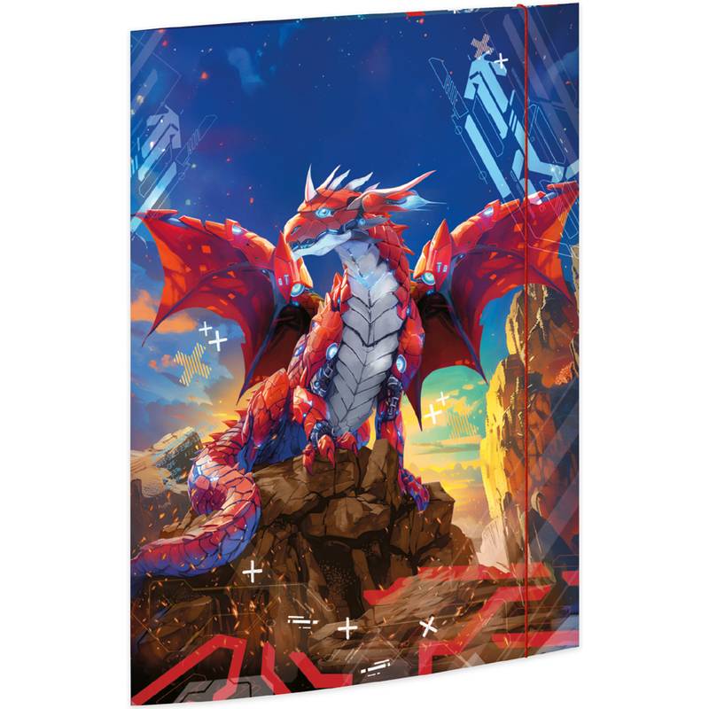 Zeichenmappe Robo-Drache, 320 x 430 cm, A3 RNK 45385-0