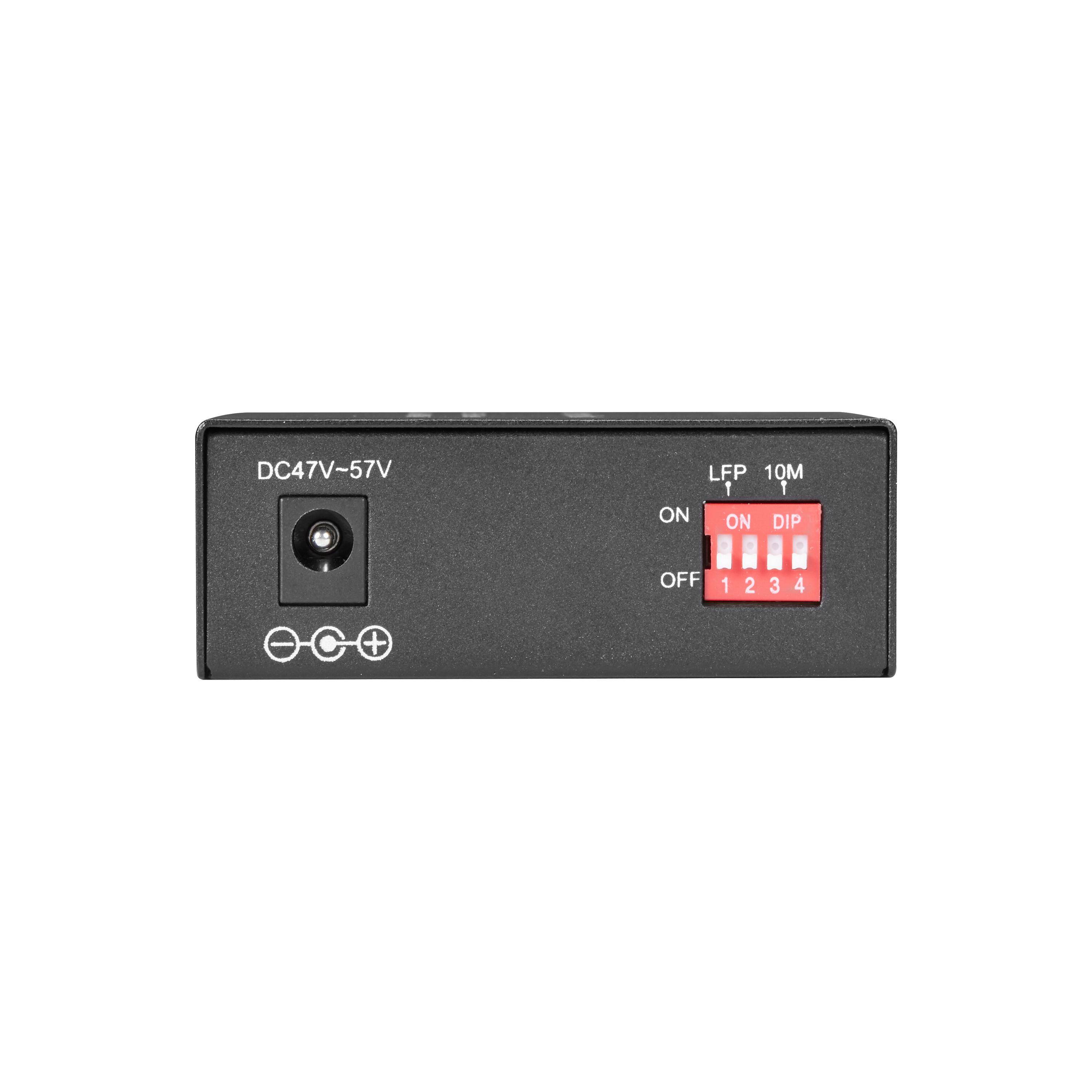 Pure Networking Gigabit Ethernet (1000-Mbps) PoE+ Media Converter - 10/100/1000-Mbps Copper to-3