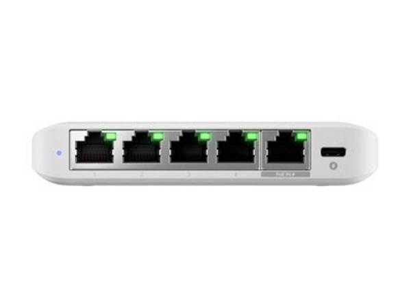 Ubiquiti UniFi Switch Flex Mini 2.5G - Switch - L2 - managed - 4 x 2.5GBase-T  1 x 2.5GBase-T (PoE)