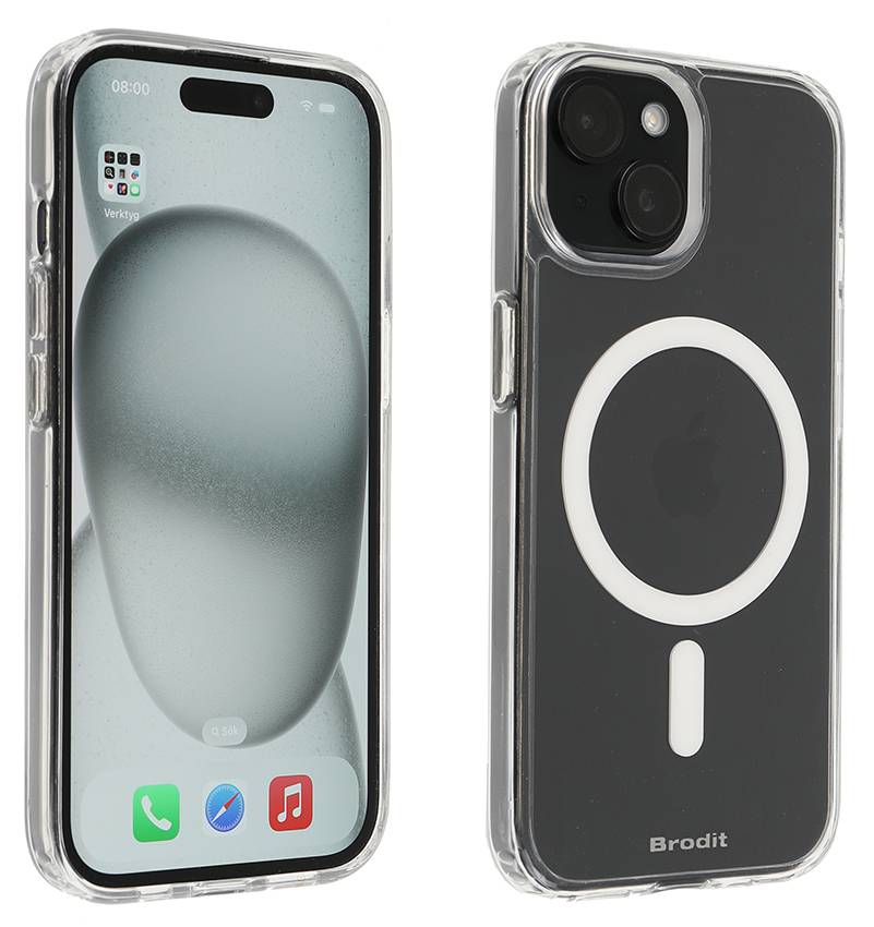 Zubehör - Brodit Hybrid case für Apple iPhone 15-0