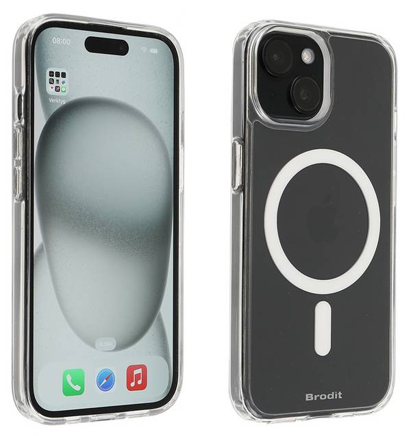 Zubehör - Brodit Hybrid case für Apple iPhone 15