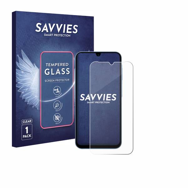 Savvies Schutzglas für Samsung Galaxy A15 / 5G Echtglas 9H-Härte klar