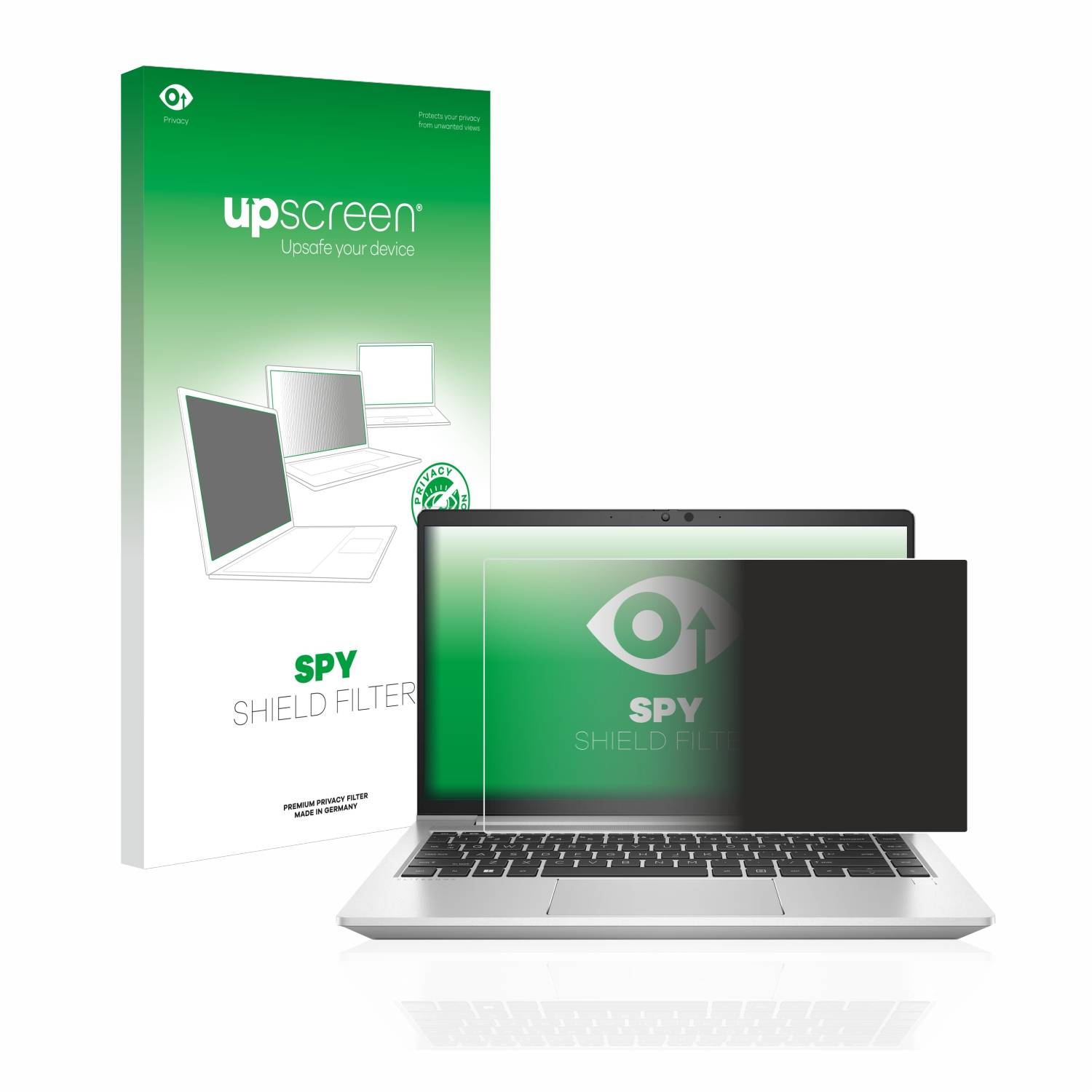 upscreen Blickschutzfilter für HP EliteBook 640 G9 Blaulichtfilter Sichtschutz Privacy Anti Spy abnehmbar-0