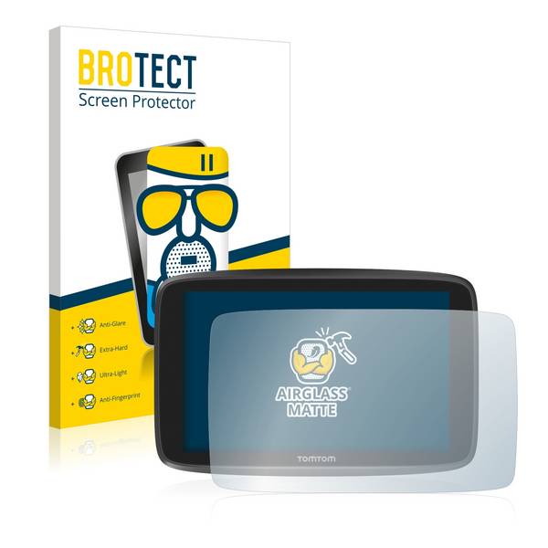 BROTECT Entspiegelungs Schutzglas für TomTom GO Camper / GO Essential (6'') Schutzfolie Panzer Folie Glas Display