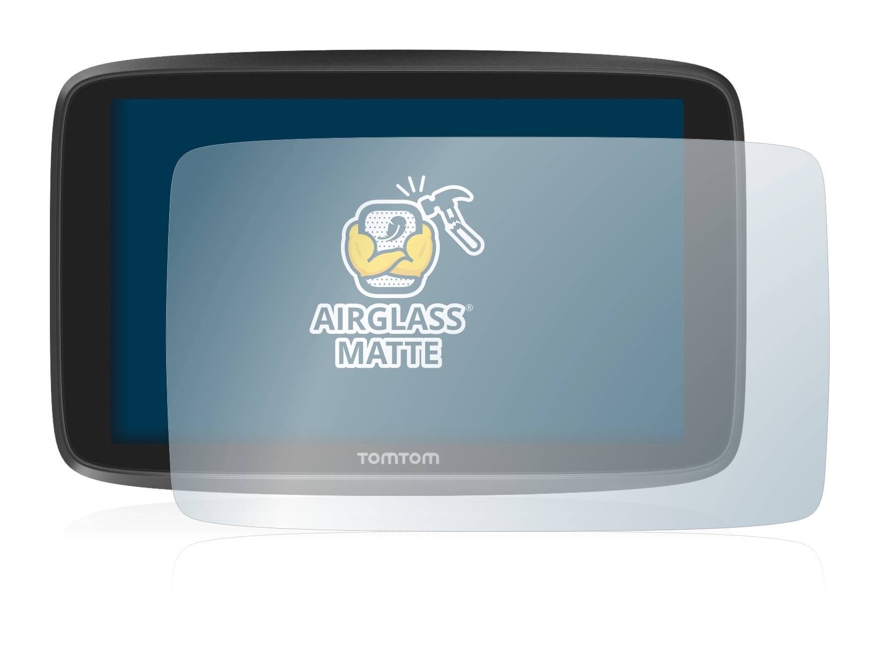 BROTECT Entspiegelungs Schutzglas für TomTom GO Camper / GO Essential (6'') Schutzfolie Panzer Folie Glas Display-3