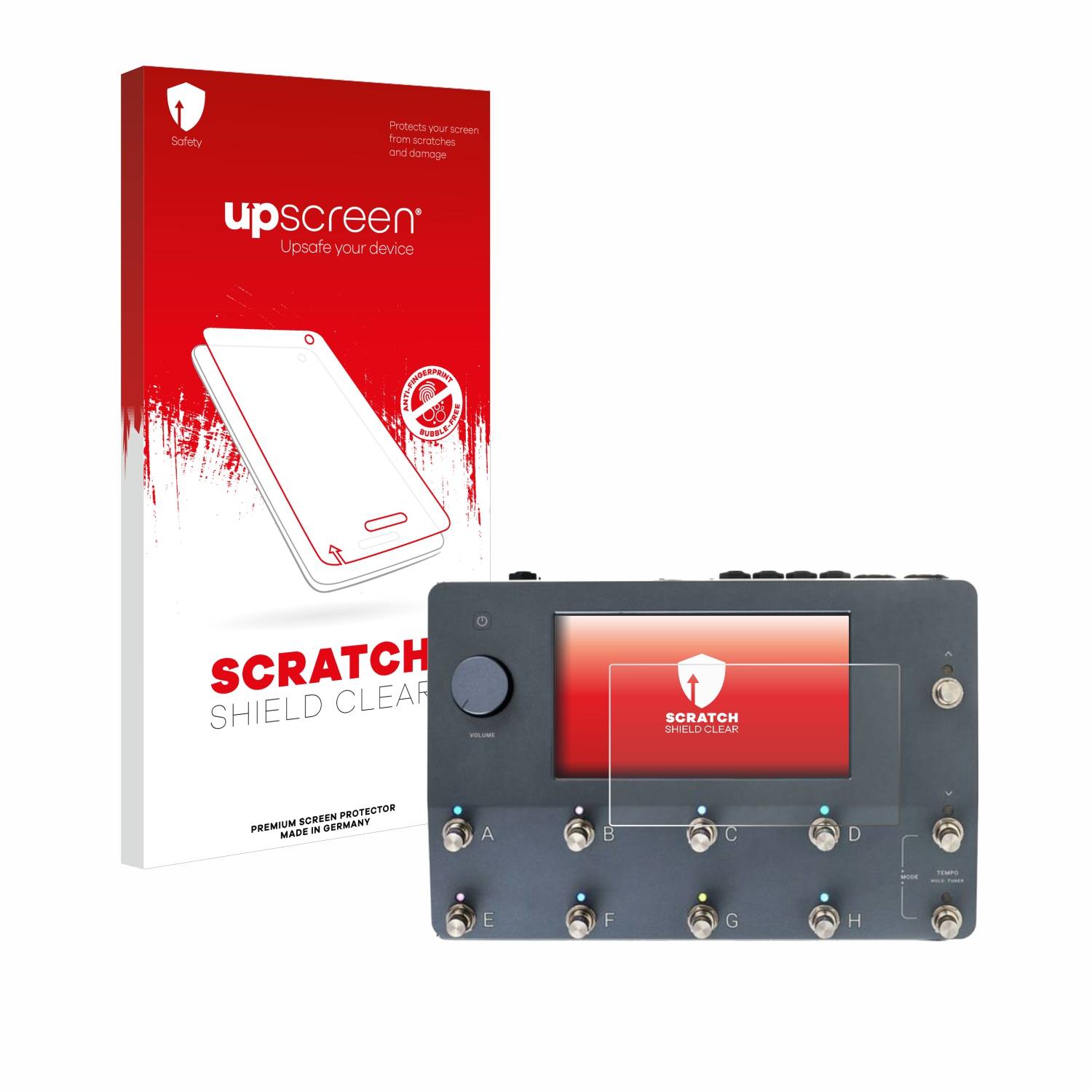 upscreen Schutzfolie für Neural DSP Quad Cortex Kratzschutz Anti-Fingerprint Klar-0