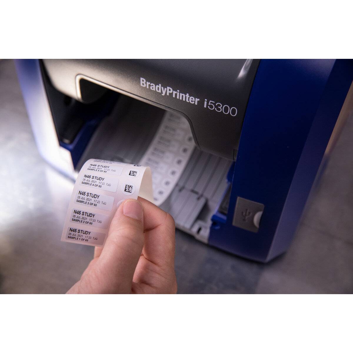 BradyPrinteri5300 Etikettendrucker für die Industrie, 600dpi, WLAN, EU-2