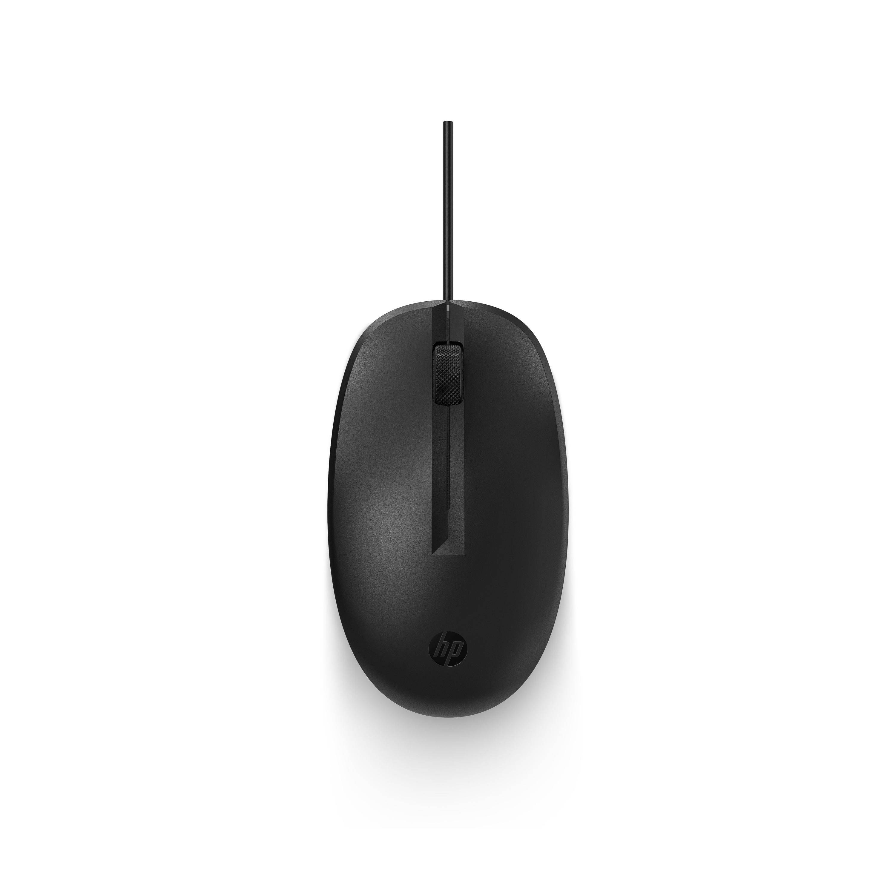 HP 125 - Maus - kabelgebunden - USB - Schwarz-5