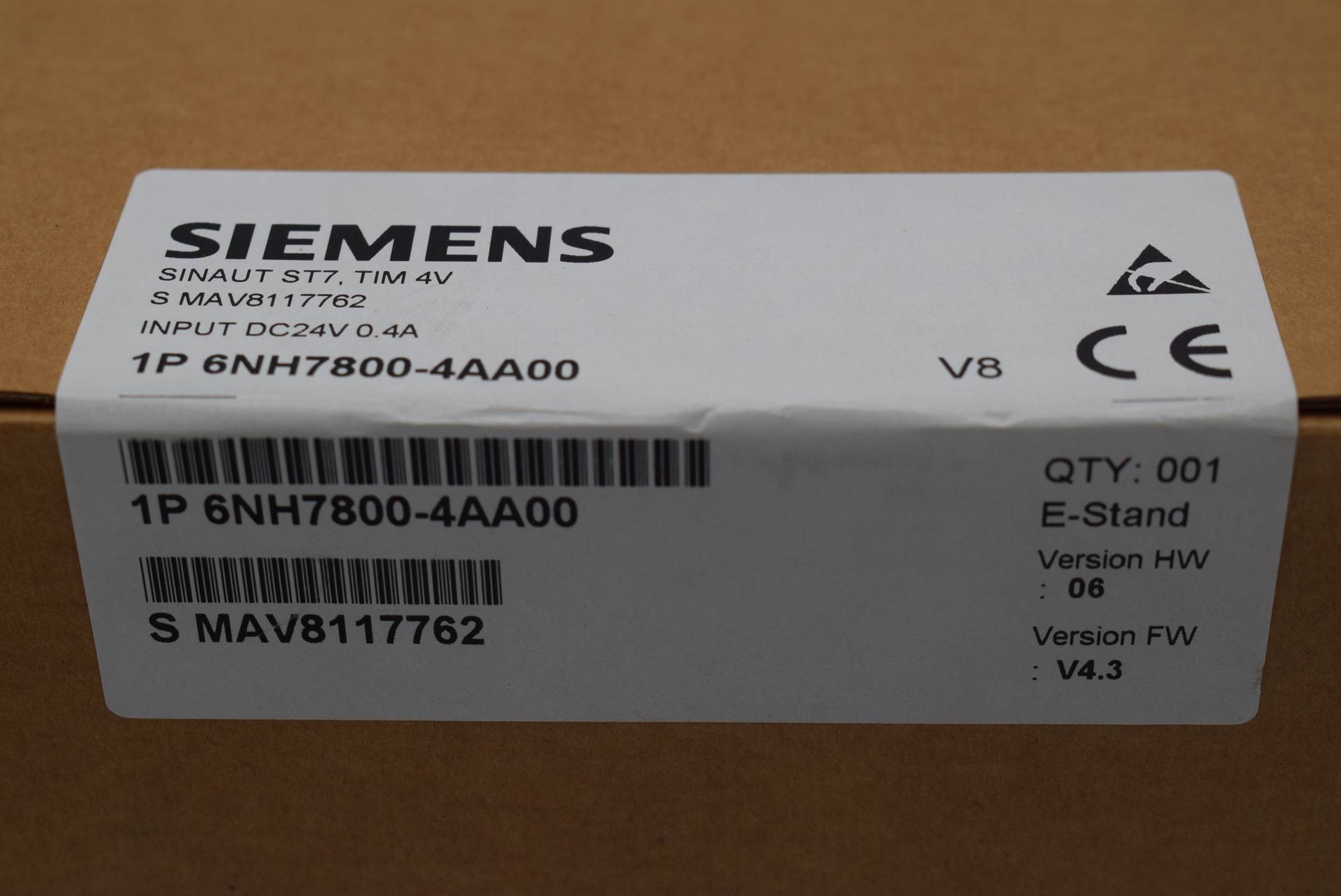 Siemens sinaut ST7 TIM 4V 6NH7800-4AA00 ( 6NH7 800-4AA00 ) V. 06-1