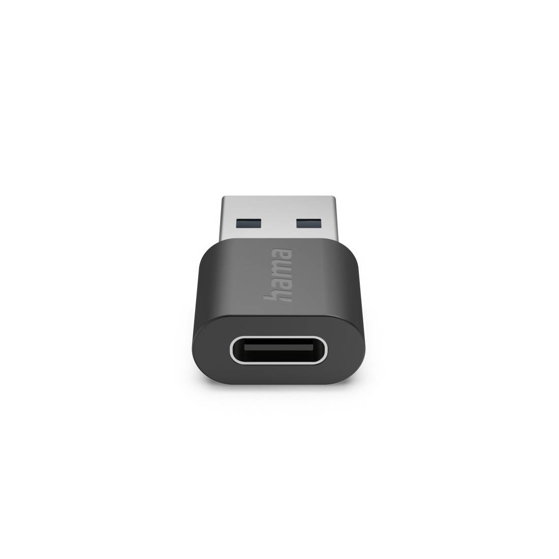 hama 00200357 USB-Adapter, USB-A-Stecker - USB-C-Buchse, USB 3.2 Gen2, 10 Gbit/s-1