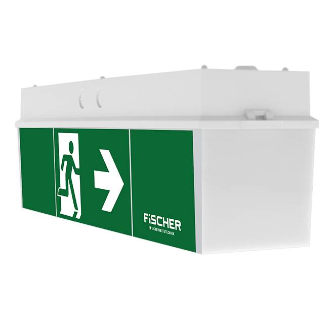 FIAK LED-Notleuchte 3W ULU383AT2.V4 18m Reichweite IP54 Schutzk EEC:A++-5