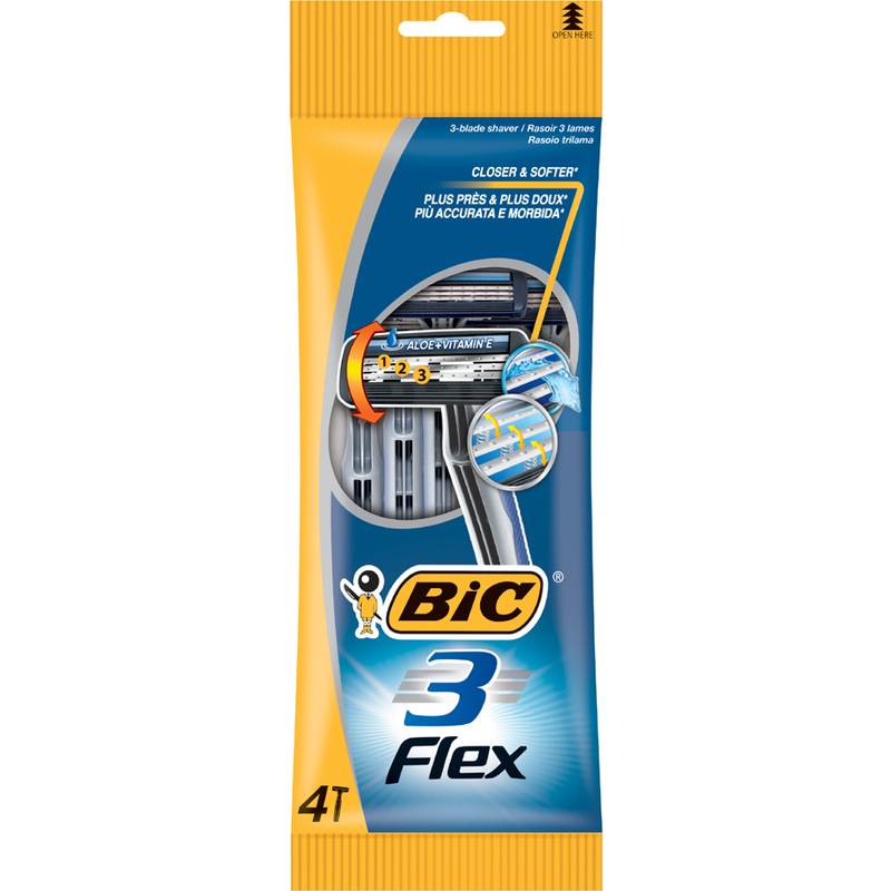 Einwegrasierer FLEX 4 St.-0