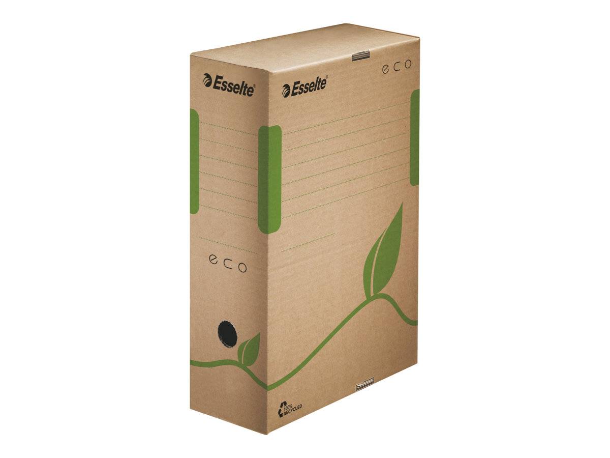 ESSELTE LEITZ - 25 Archivboxen ECO braun 10.0 x 23.3 32.7 cm-1