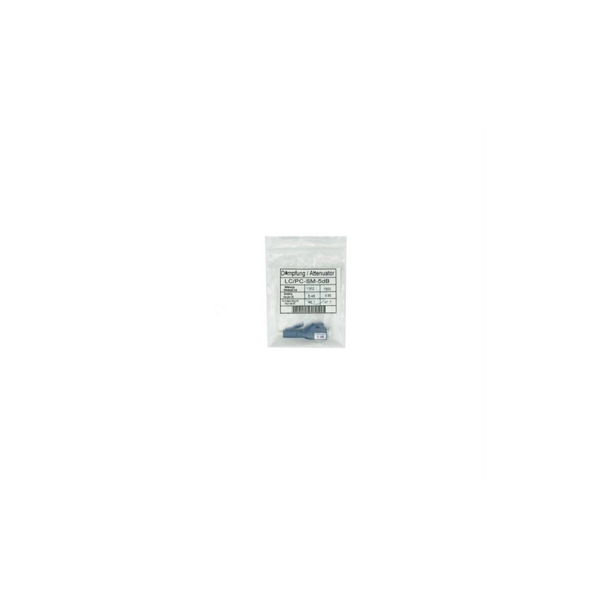 BLUEOPTICS - LWL Dämpfungsglied Singlemode LC Simplex 1dB-4