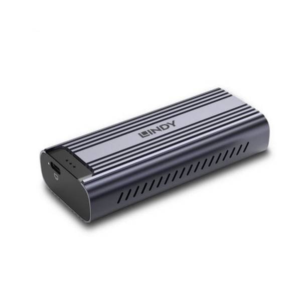 LINDY USB4 NVMe M.2 SSD Gehäuse Multimedia-Technik Externe