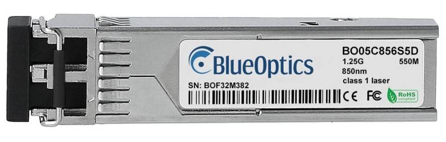 BlueOptics Hirschmann 943 014-001 BlueOptics BO05C856S5D SFP Transceiver, 1000BASE-SX, Multimode Fiber, 850nm, 550 Meter-0