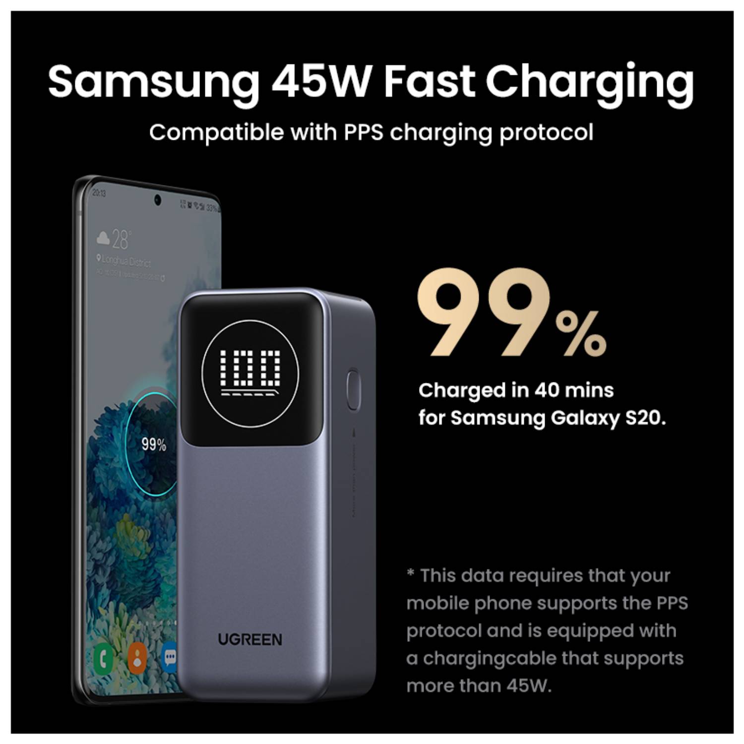 Nexode - Powerbank - 12000 mAh - 44.4 Wh - 100 Watt - 5 A - PD 3.0, PD 2.0, PD/P-1