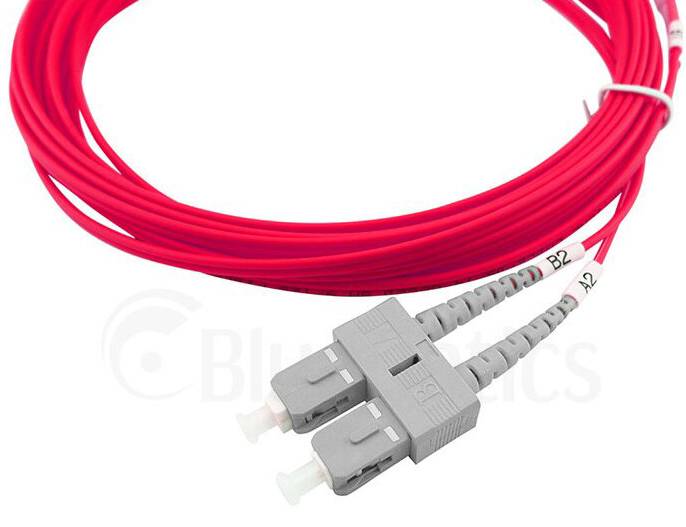 BLUEOPTICS - Duplex LWL Patchkabel SC-ST Multimode OM4 3 Meter-1