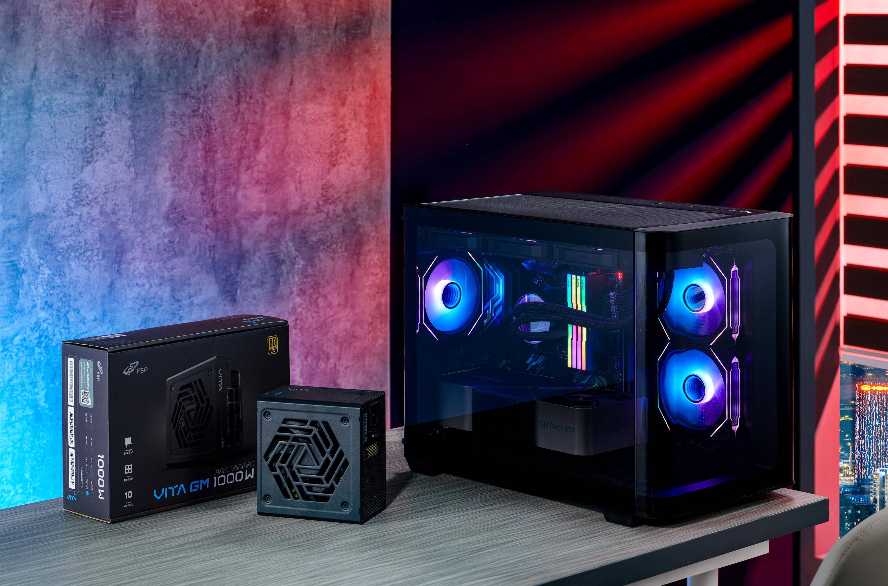 FSP - Geh Mini S380-BA Micro-ATX/Mini-ITX o.N. Black retail - ATX-4