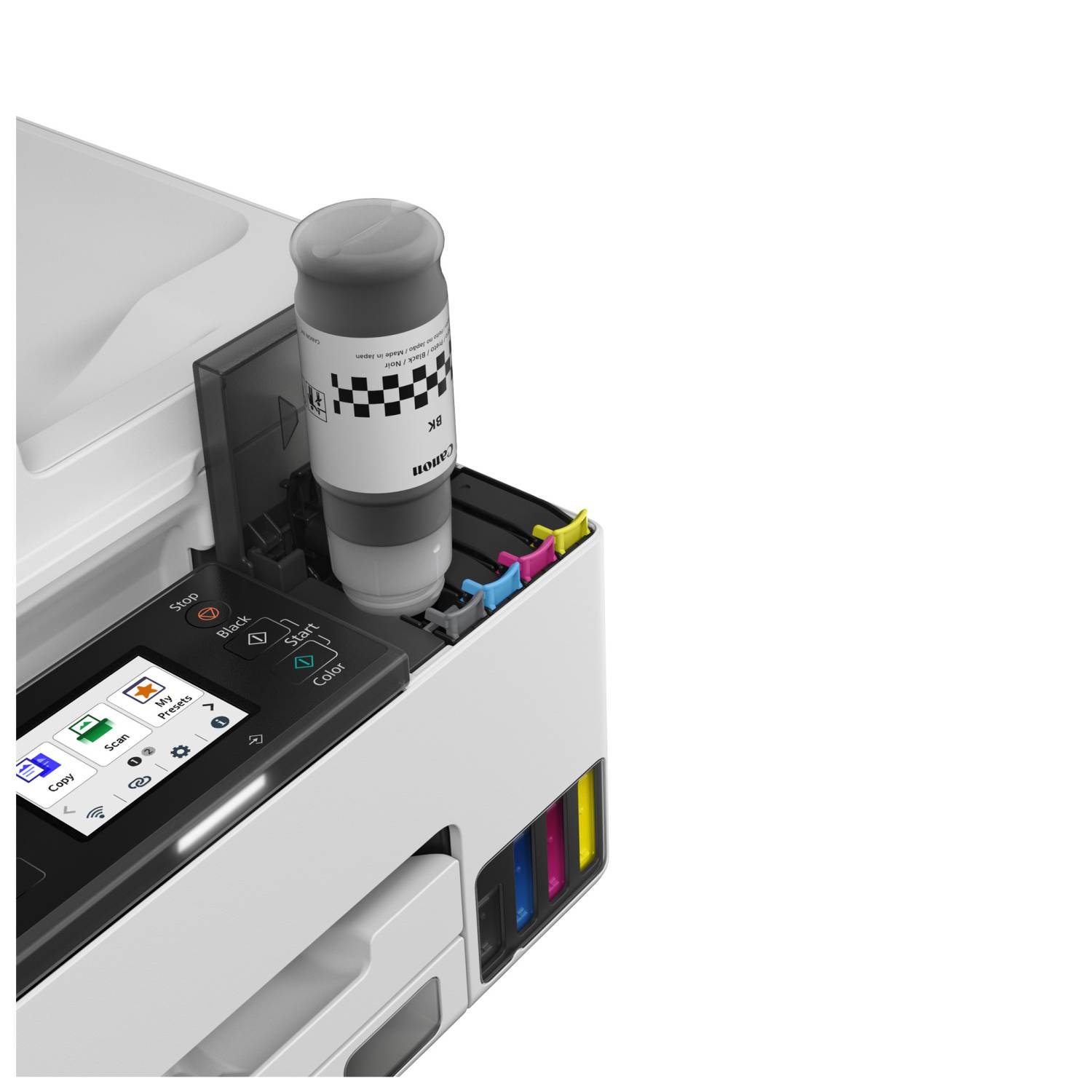 Canon MAXIFY GX2050 - Multifunktionsdrucker - Farbe - Tintenstrahl - wiederbefüllbar - Legal (216 x-1