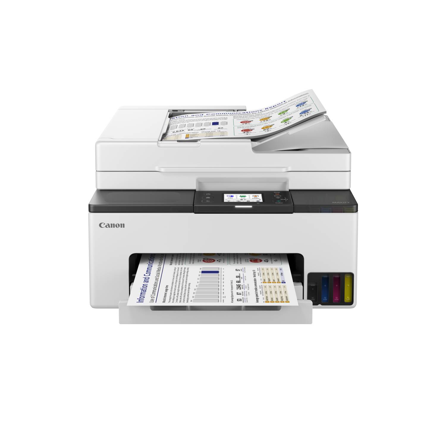 Canon MAXIFY GX2050 - Multifunktionsdrucker - Farbe - Tintenstrahl - wiederbefüllbar - Legal (216 x-3