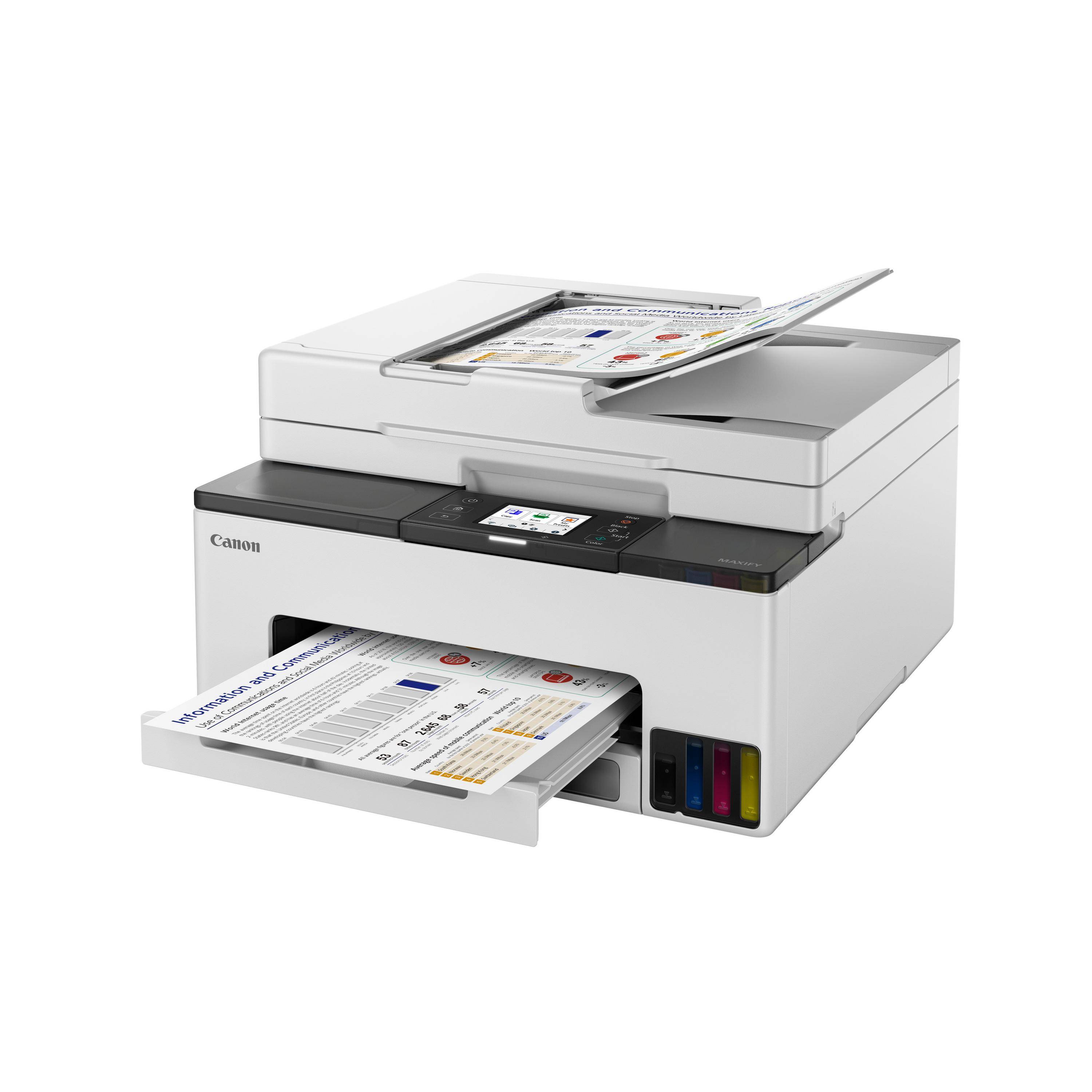 Canon MAXIFY GX2050 - Multifunktionsdrucker - Farbe - Tintenstrahl - wiederbefüllbar - Legal (216 x-4