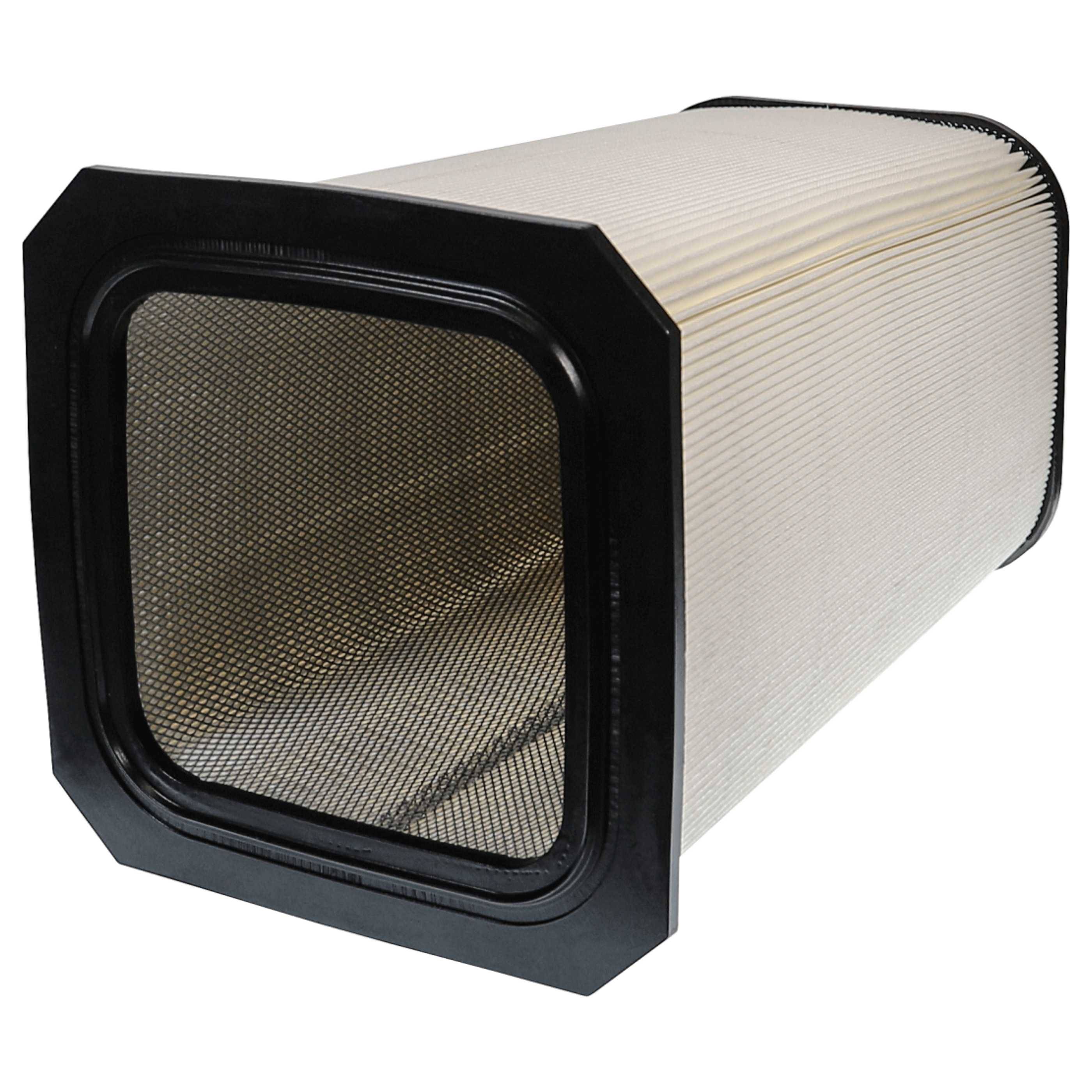 vhbw 2x Mikrofilter Ersatz für Dustcontrol 42896 für Luftreiniger | Luftfilter Schwarz Weiß-2