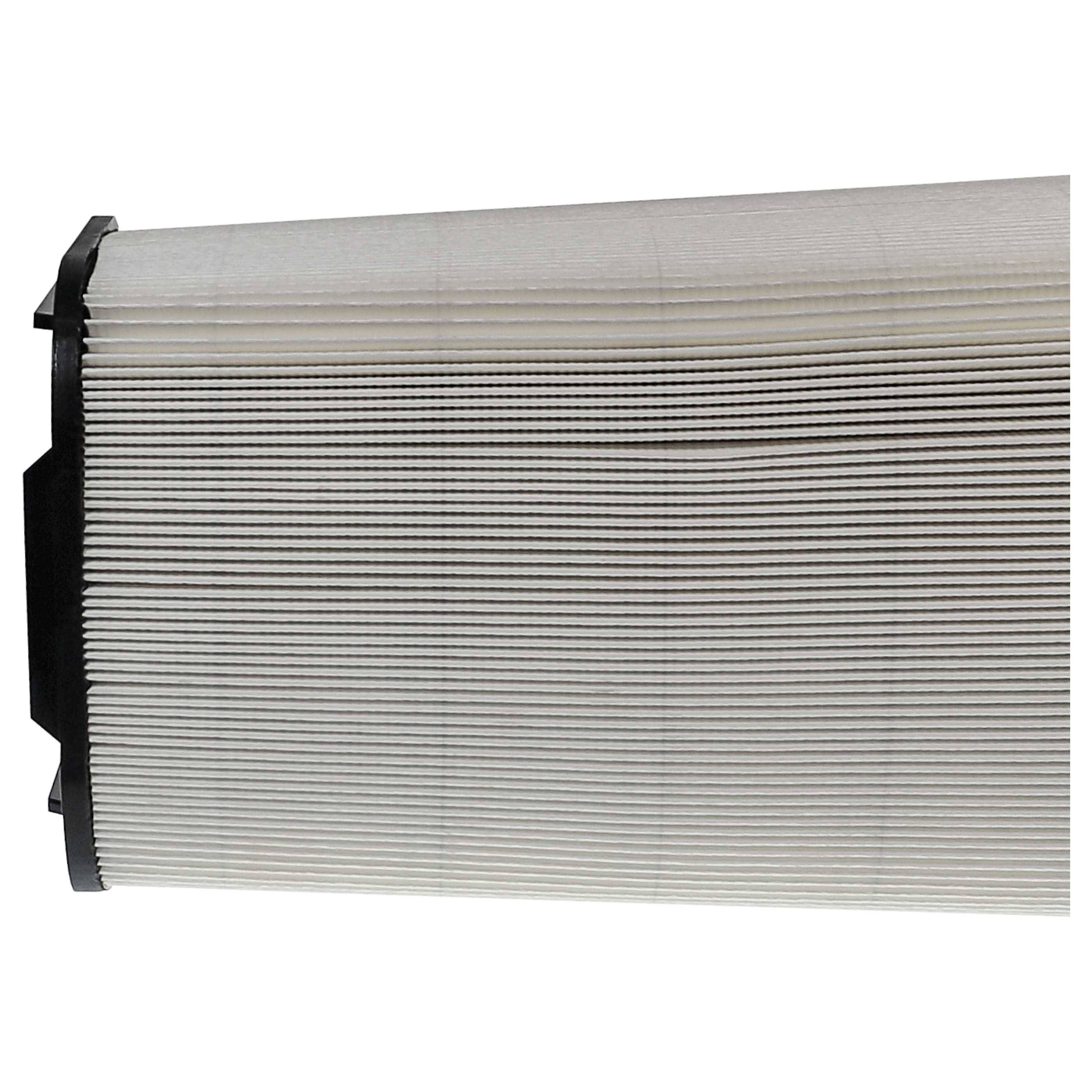 vhbw 2x Mikrofilter Ersatz für Dustcontrol 42896 für Luftreiniger | Luftfilter Schwarz Weiß-4