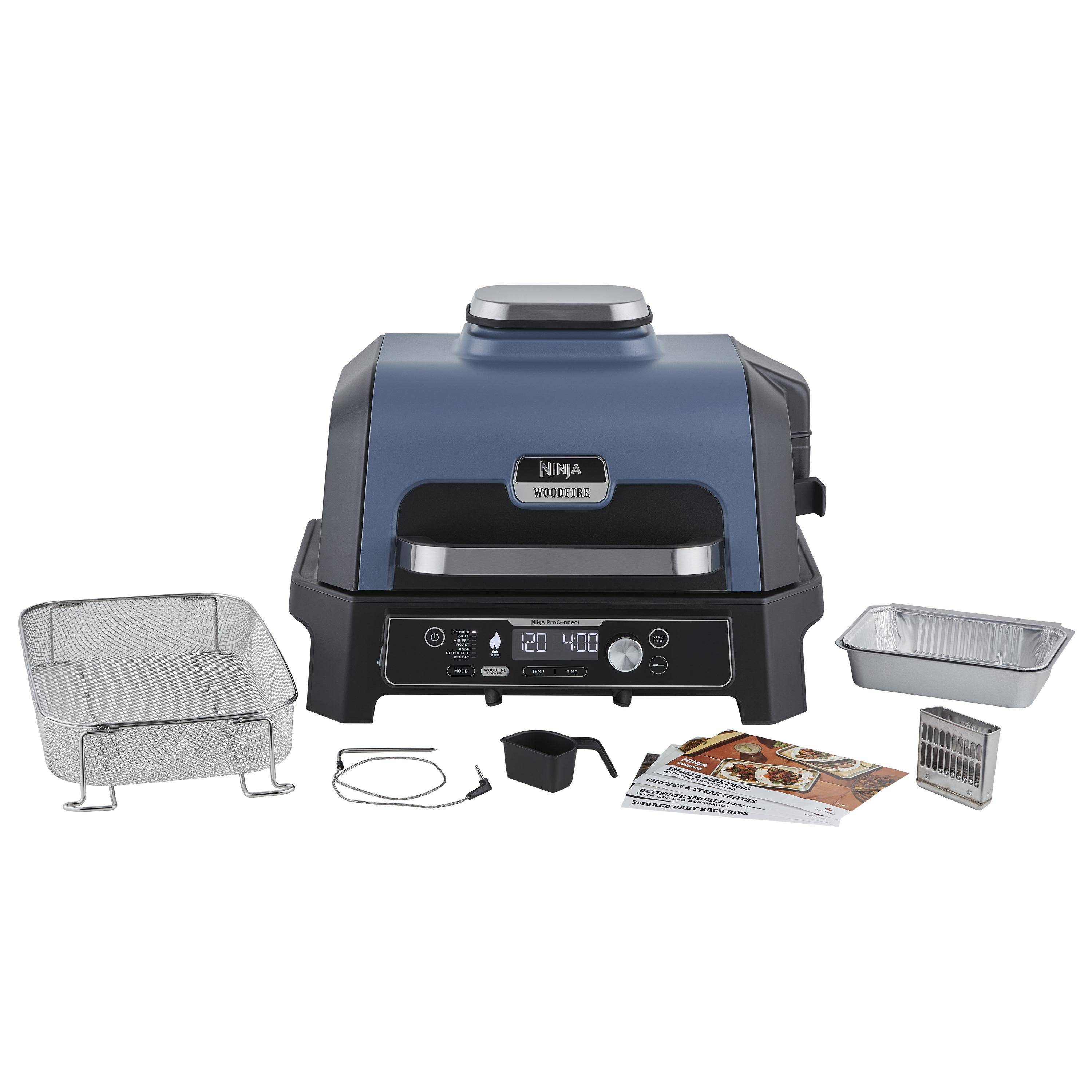 SharkNinja Ninja Woodfire Pro Connect XL OG901EU - Barbeque-Grill/Smoker-4